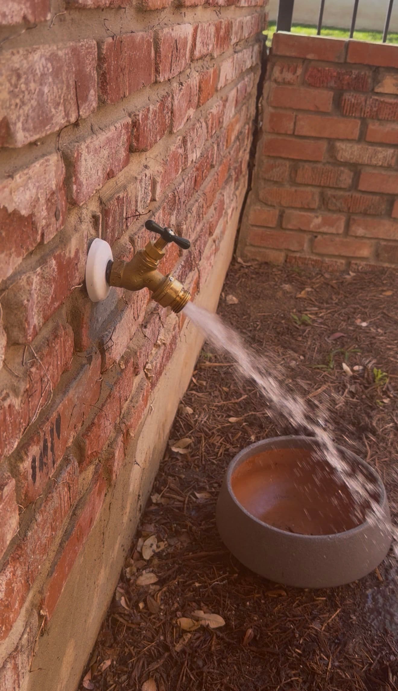 Leaking Hose Bib Swapped Out and Back in Business image