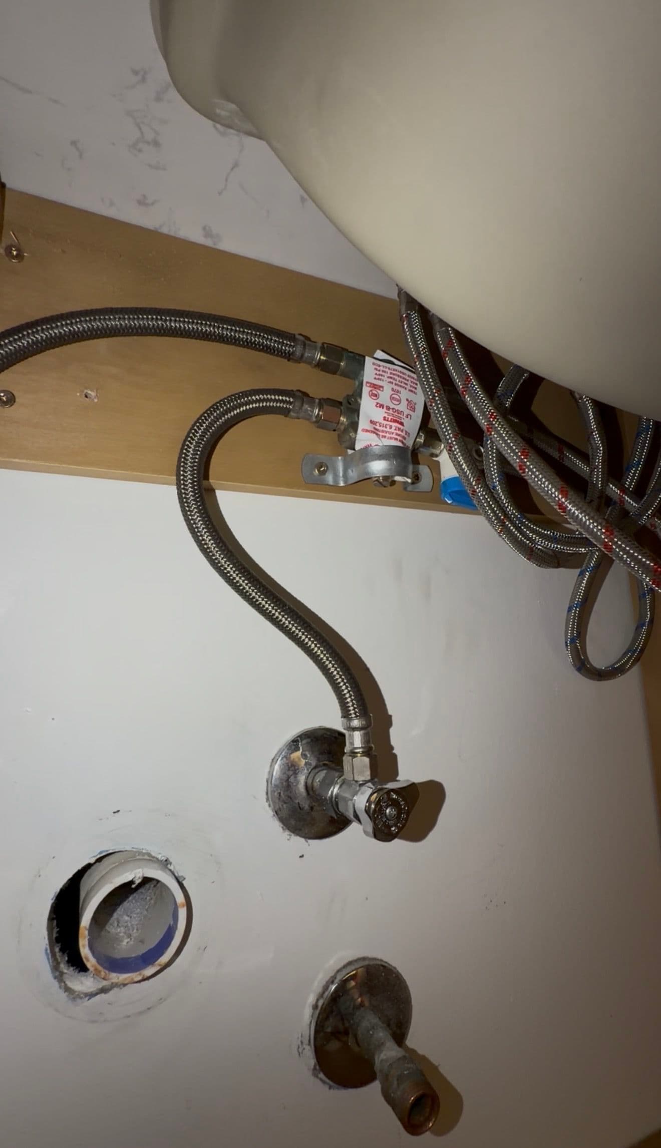 Gallery photos for Commercial Lavatory Faucet and Thermostatic Mixing Valve Install: Image #4